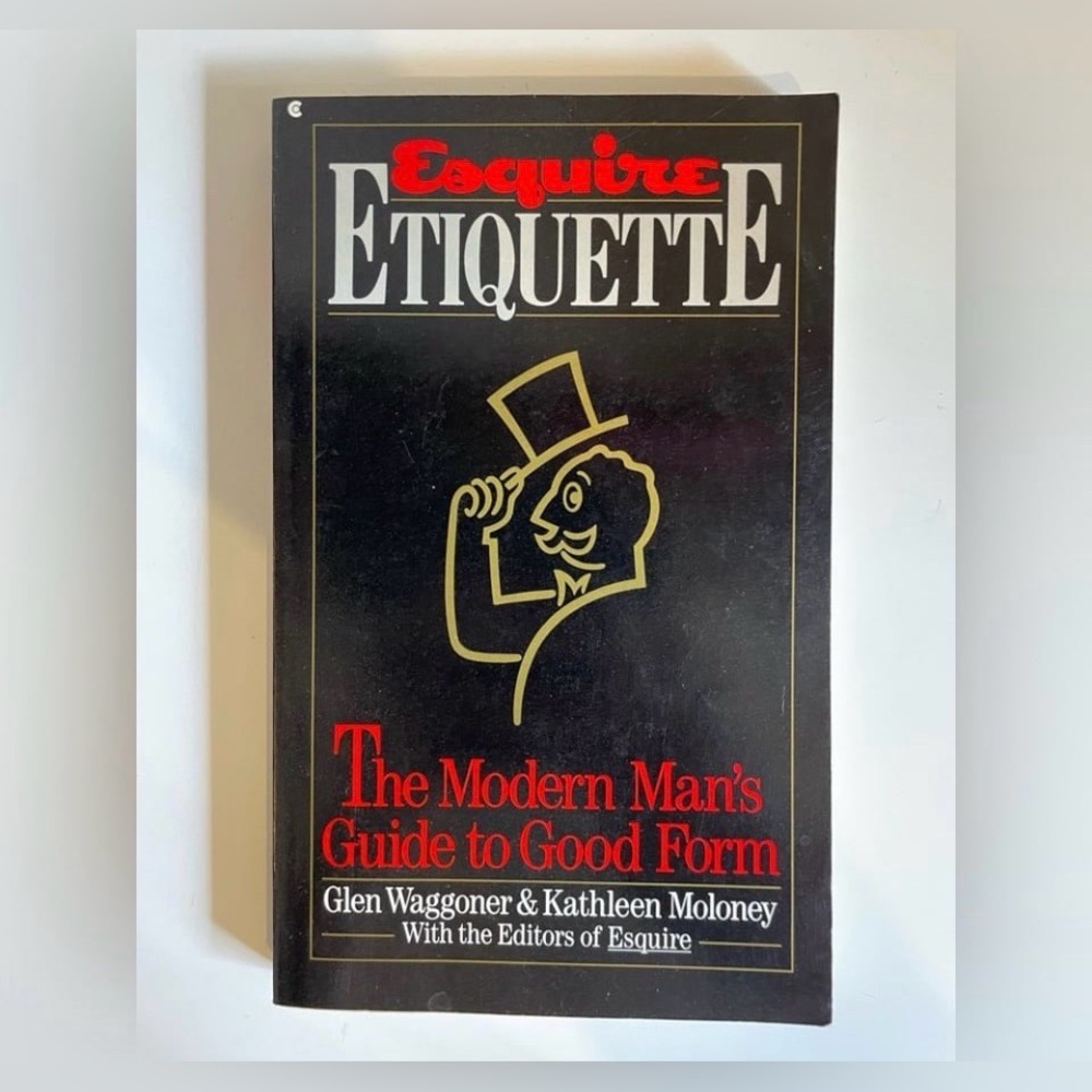 Esquire Etiquette The Modern Man's Guide to Good Form Mens Dad Fathers Day Gift